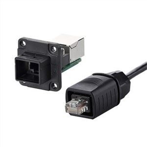 Montáž na panel Rj45
